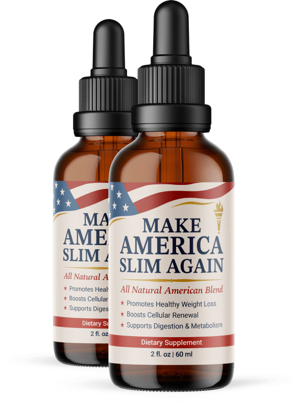 Make America Slim Again supplement bottle